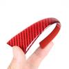 Red Carbon Fiber Dashboard Navigation Side Sticker For BMW 5 Series G60 I5 2024+