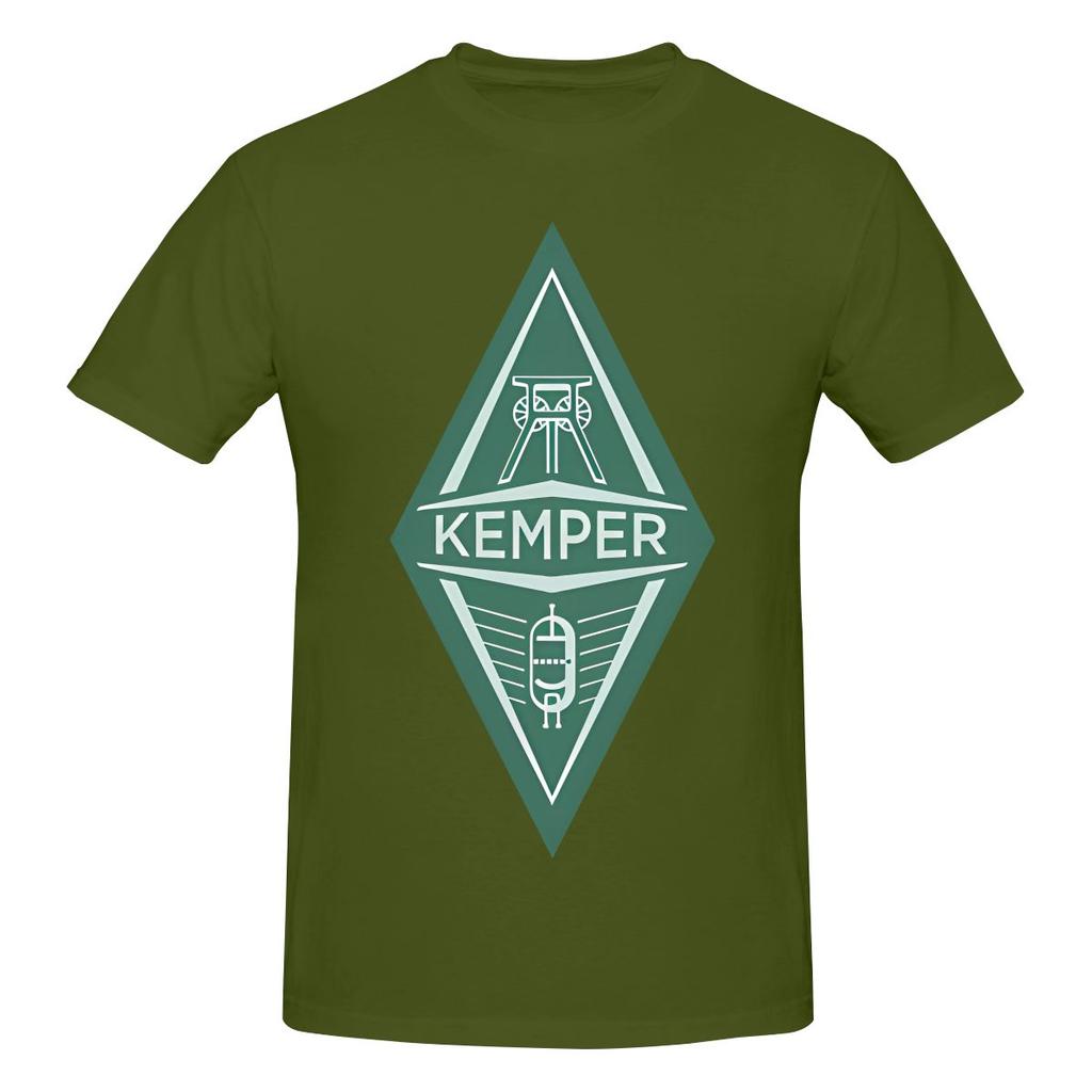 Logo  Kemper Audio Amp Amplification Drapey Tshirt Commuting Vibe Quickdrying Basic Tee