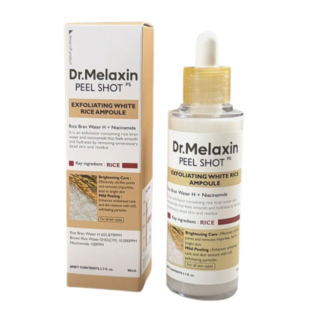 

Dr.Melaxin - Peel Shot Exfoliant White Rice Ampoule 80ml 80ml / 2.70 fl. oz.