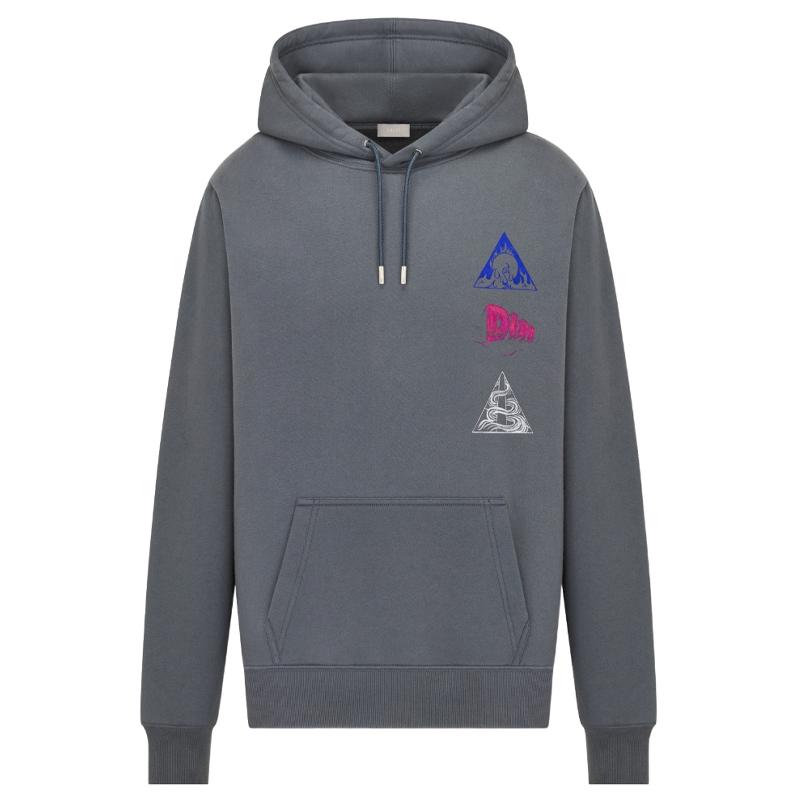 DIOR SS22 Sweatshirt Men's Gray 393J691A0531-C889