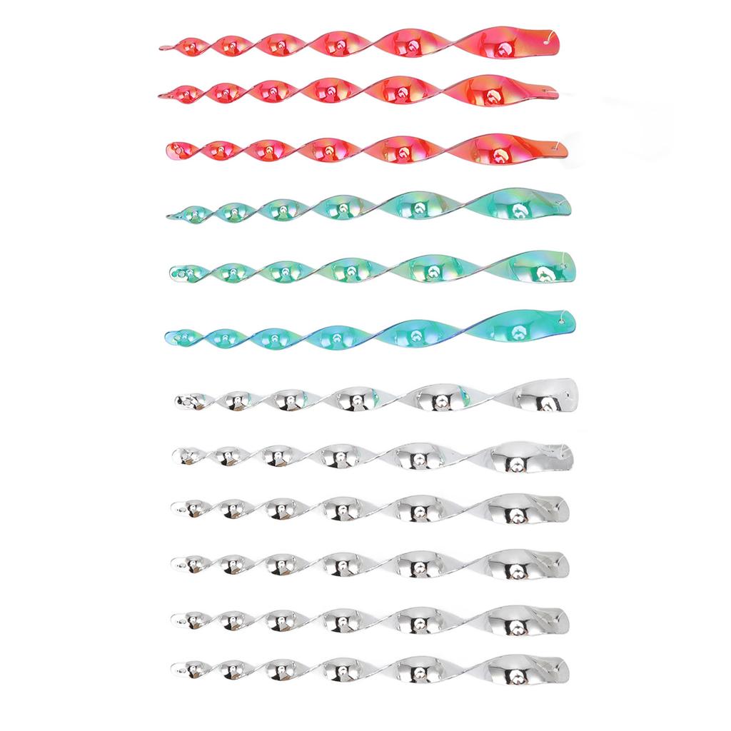 12pcs Bird Repellent Rods Hanging Bird Reflective Scare Spiral Rods To Keep Birds Away From Garden House Patio