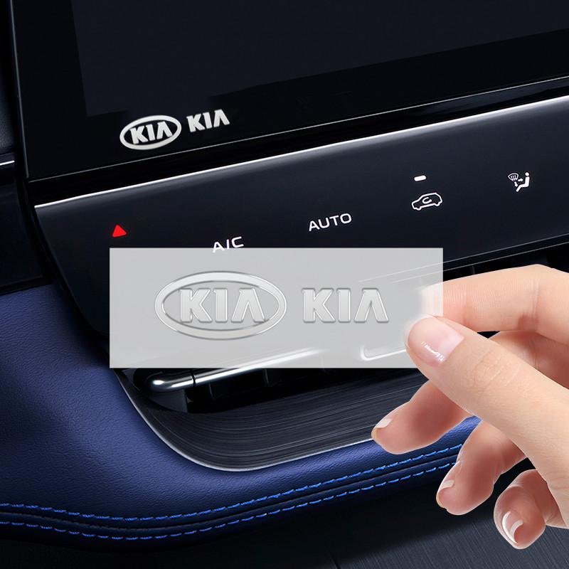 AABIV1 For Kia Rio Ceed Sportage Cerato Soul Sorento Picanto Optima Car Metal Emblem Wiper Stickers Reflective Decor Decals Accessories