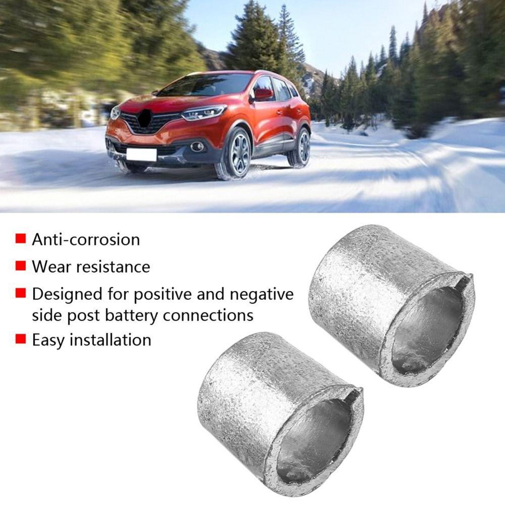 Positive & Negative Post Battery Post Adapter Anode Cathode Sleeves Battery Post Shims Most Cars