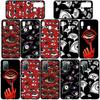 Phone Case for Samsung Galaxy S25 S23 S22 S24 Ultra FE S8 A05 A06 A15 A16 A36 A37 A35 A54 A24 A55 A56 A57 A25 A26 A53 A17 Spooky Scary Face Eyes Cover