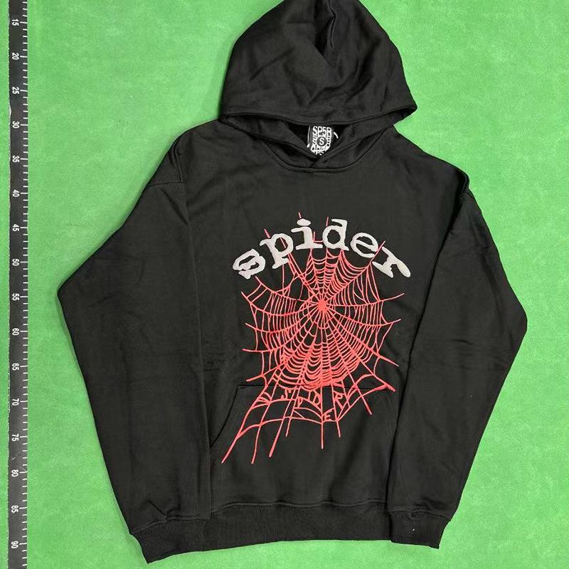 Sp5der Hoodie: Spinnennetz-Design, Unisex Trendiges Hip-Hop-Set Inspiriert von Young Thug