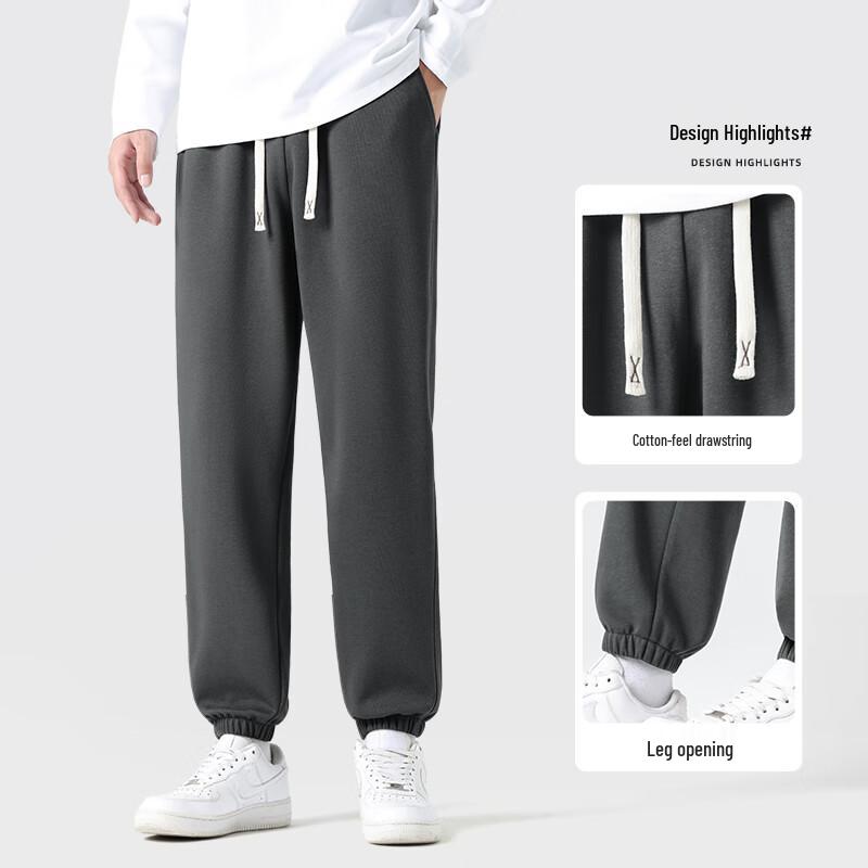 Jeanswest Life Men's Loose Fit Geometric Knit Jogger Pants