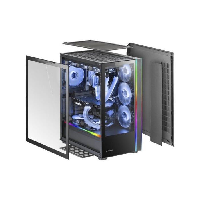 Boitier pc - marsgaming - mc-ultra - e-atx xxl - refroidissement liquide - argb