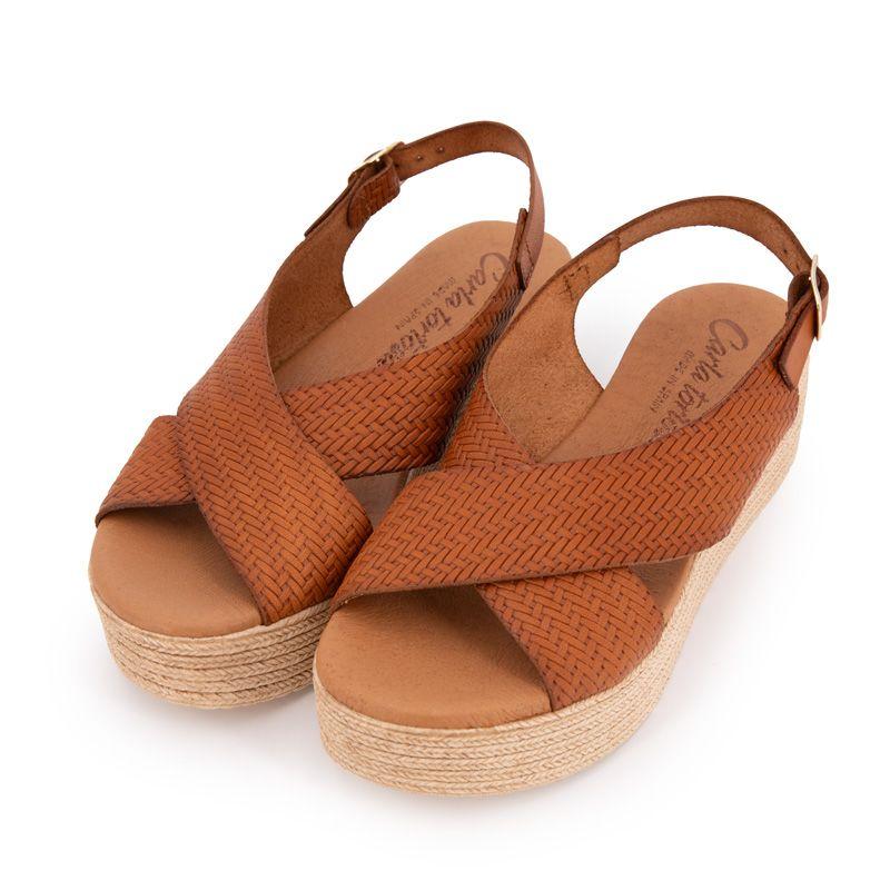 Sandales croisees grab.142 cuero 35358 t36/41 Femme CARLA TORTOSA