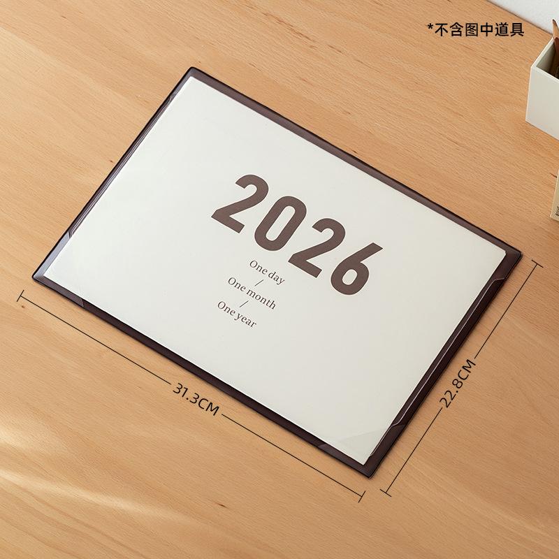 

2026 Desk Pad Calendar Multi-functional Desk Pad Planning Check-in Office Desktop Monthly Calendar Mouse Pad