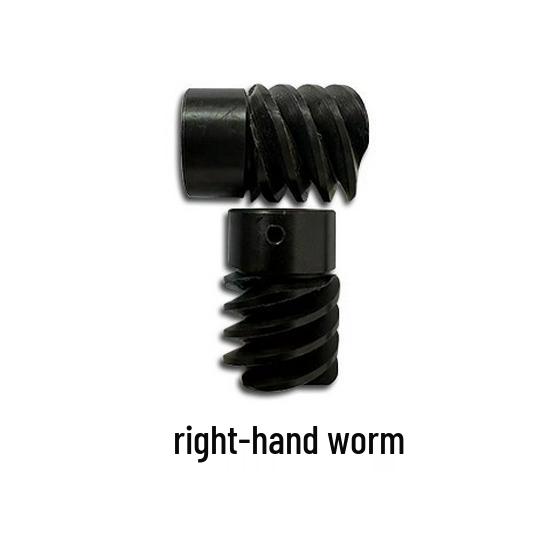 Xizhuo Punching Machine Accessories: Turbine Worm Gear, Rubber Roller, Bracket, and Brush Holder.