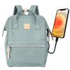 Himawari Backpack Laptop Bag 13.3 + USB Spacious Waterproof A4 Universal 19L Travel Backpack Vintage Green