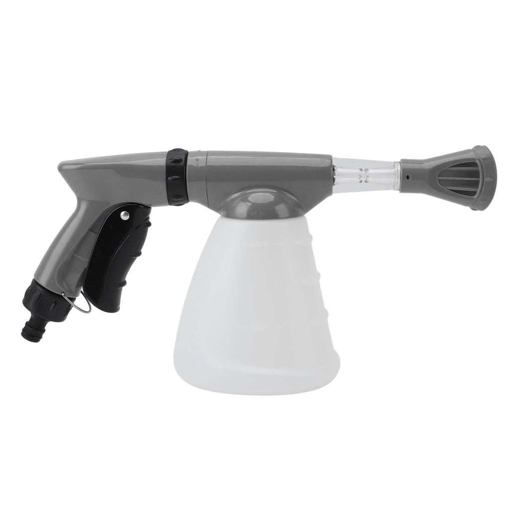 Foam Cannon Multifunctional Professional Sprayer Tool High Pressure Foam Washer Cannon for Water Flowers Carwash Gray
