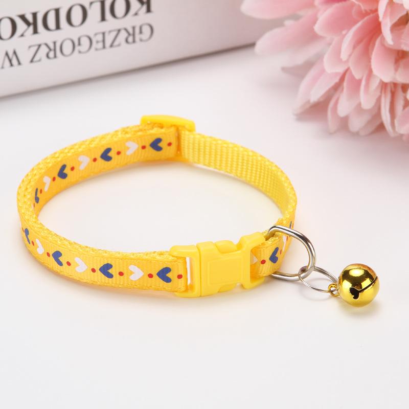 Herz Pfeil Glockenhalsband für Katzen und Hunde