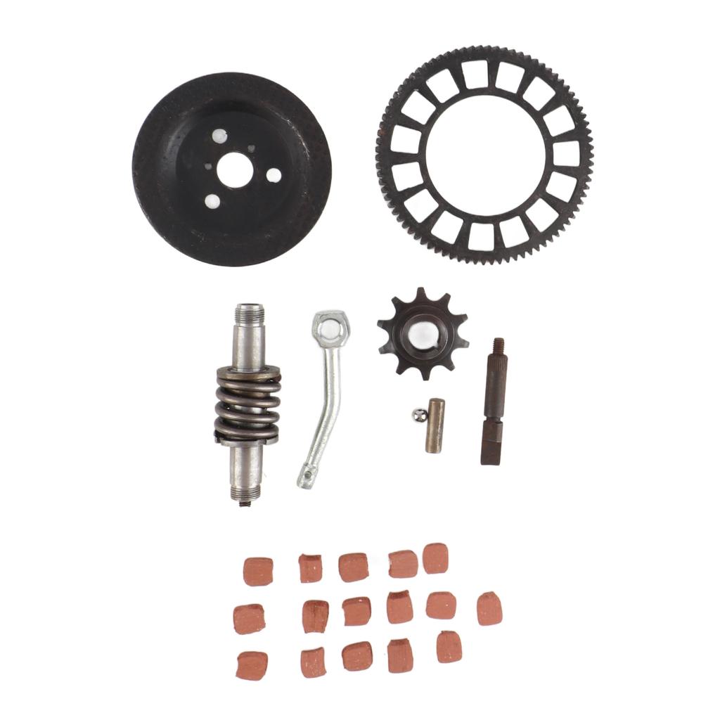 Debriyaj Şaftı Dişli Kiti Metal Alaşım Tahrik Zinciri Şaft Kolu Çubuk Bilyalı İtme Dişli Seti 66cc 80cc için