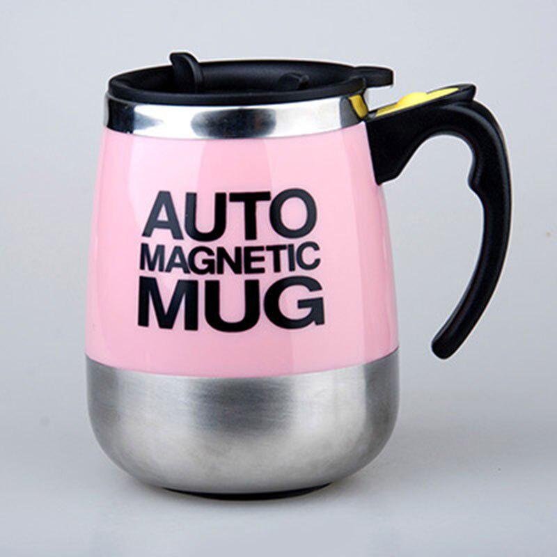 Nerezový magnetický hrnek s automatickým mícháním Kryt proti opaření Automatický elektrický líný šálek na kávu