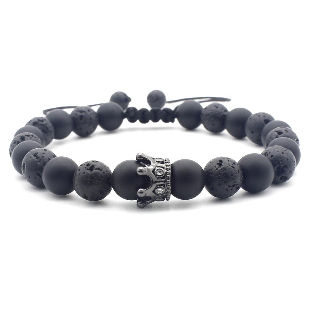 JYL TS Bracelet Multi Bead  Stone Combination Style Brings Rich Luck W0016A black темных джунглях зеленый