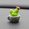 4pcs Interior Car Dashboard Decorations, Potted Plants Art Decoration Best Gifts Birthday Graduation