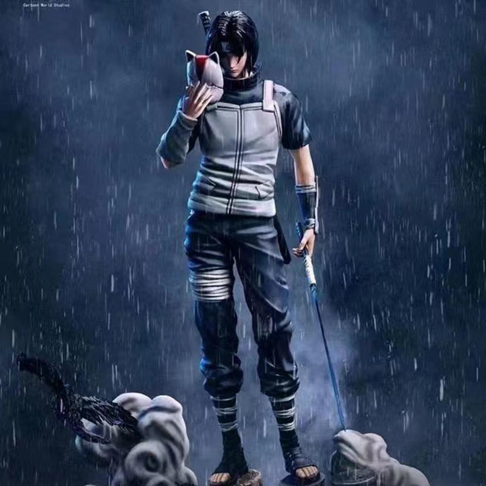 28CM Anime Naruto Shippuuden Uchiha Itachi Standing Set Large Model Toy Gift Collection For Kids Aciton Figure PVC