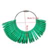 Plastic Finger Rings Size Gauge 5 Color Variants Precisions Measurement Supplies Portable Jewelry Accessory 8x8x5cm