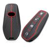 4 Buttons Silicone Car Key Cover Case Shell Keyring For Byd Song Pro Han Ev Max Tang Dm Qin Plus Yuan Dolphin E2