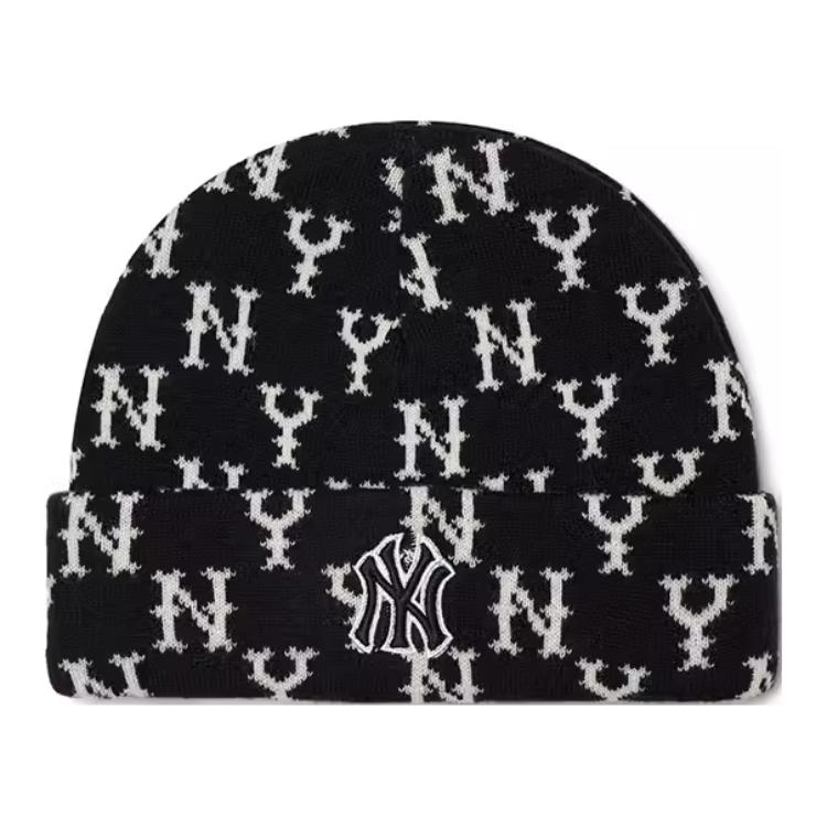 MLB KIDS Acrylic Beanies Kids  Black Fashion 7ABNM0126 OS чёрный