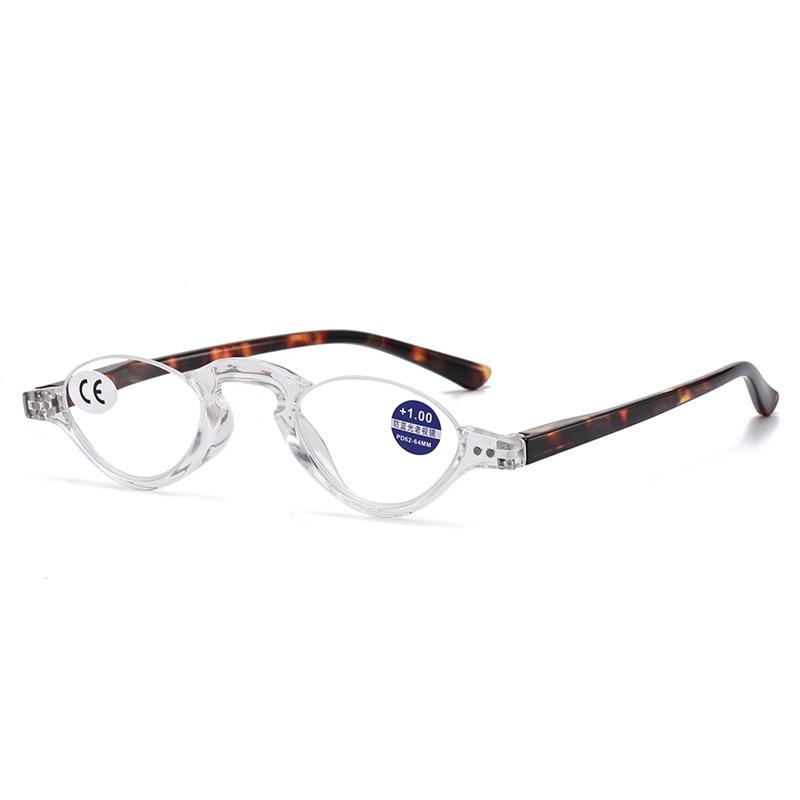 Vintage Half-rim Anti-Blue Lightweight Far-sighted Glasses High-Definition Comfort Reading-purpose Glasses Unisex with Plus Diopters +1.0 To +4.0