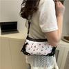 Fresh and Casual Fashion Shoulder Bag Women's Summer Cute Cherry Bag Fashion Contrasting Underarm Bag