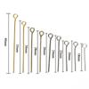200pcs/lot 18-20mm Metal Eye Pins Needles Eye Pins for DIY Necklace Bracelet Earrings Jewelry Making Components Wholesale