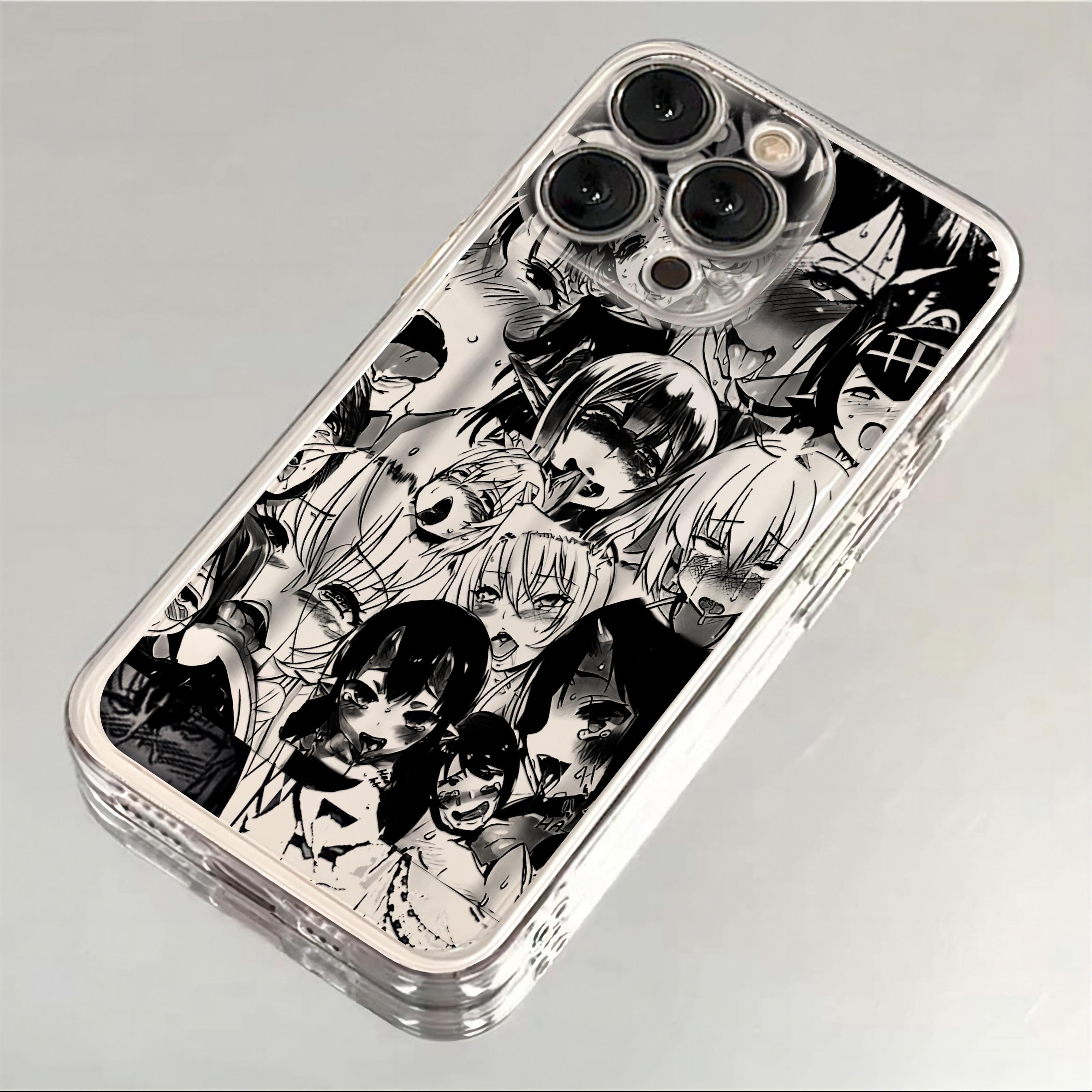 

Чехол для телефона Cute girl trend Anime для iPhone 16 15 14 13 12 11 Mini Pro Max X XR XSMax 7 8 Plus SE20 A-Ahegaos Прозрачный чехол iPhone 11 чертополох