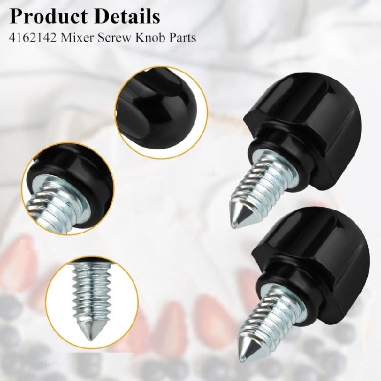 2 Stück Rändelschrauben für Mixer Standmixer Zubehör Ersatz Rändelschraube Befestigungsaufsatzschraube für verschiedene Mixer
