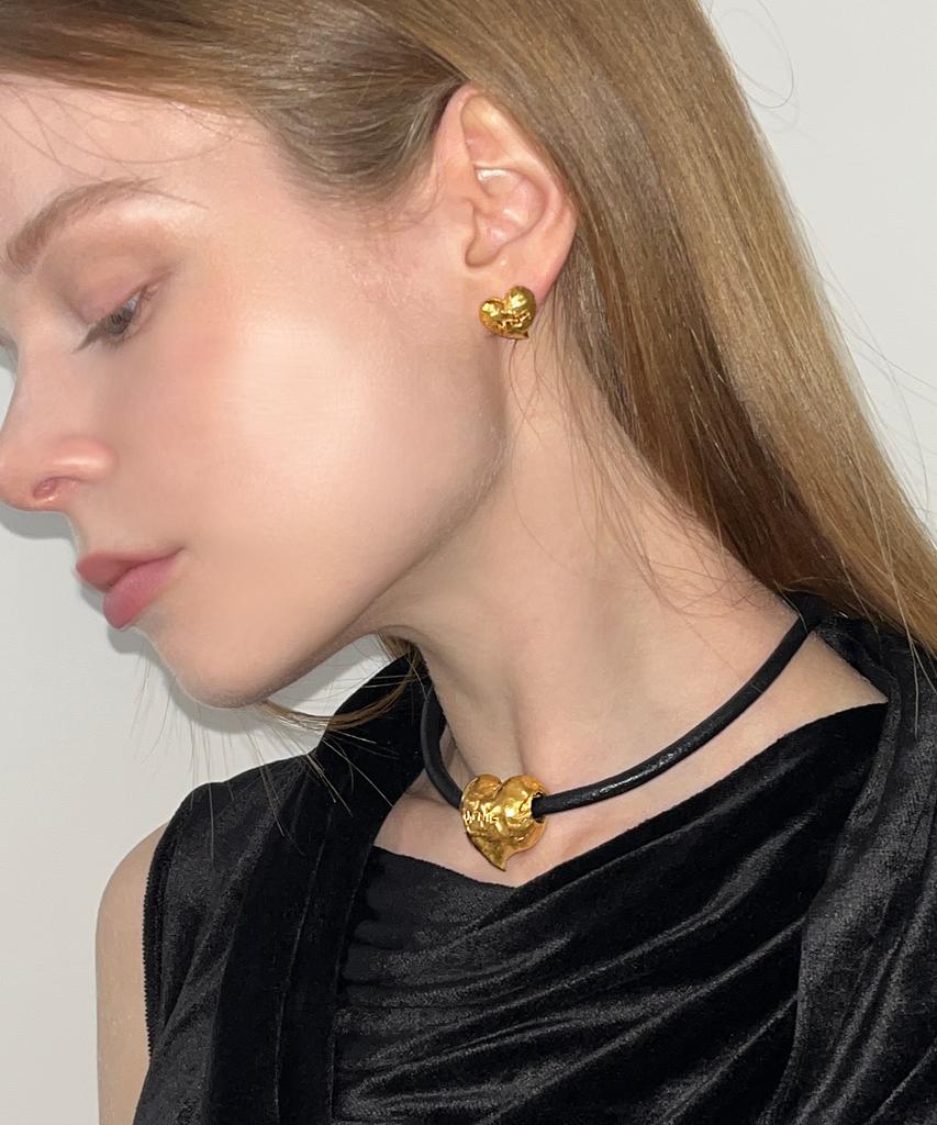 Manig Heart To Love Forever Earrings (Gl)