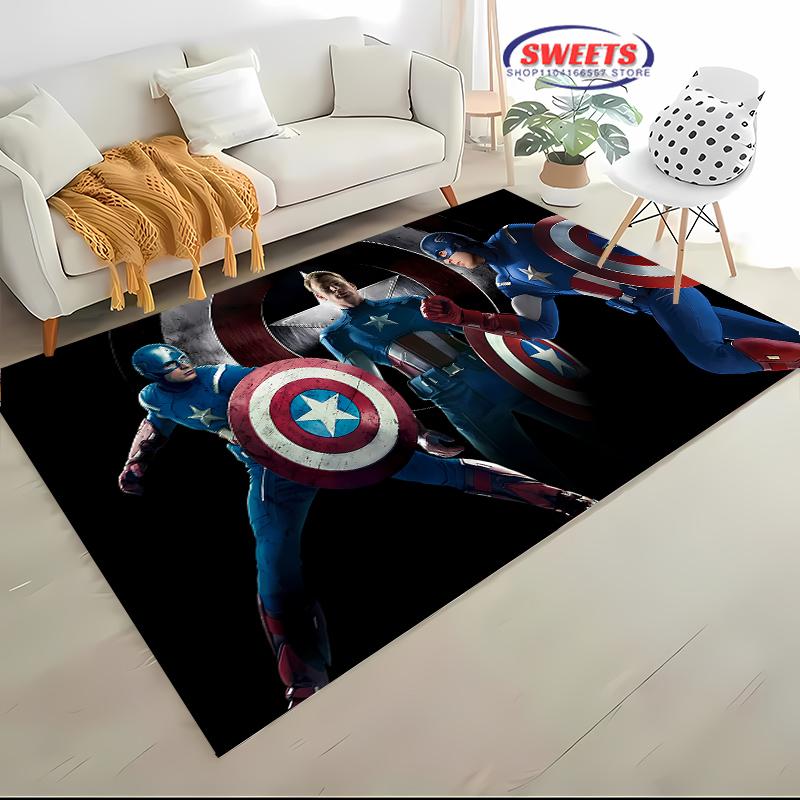 Novinka na koberci Kapitána Ameriky! Protiskluzová Zvuková Izolace, Přidává Měkkost Pohodlí, Lze Použít v Obývacím Pokoji Ložnici Kancelářské Zóně Podložka