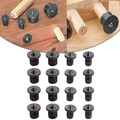 Dübelzentrierspitzen-Set Holzbohrerloch Zapfenmitte Holzdübelzentrum Körner
