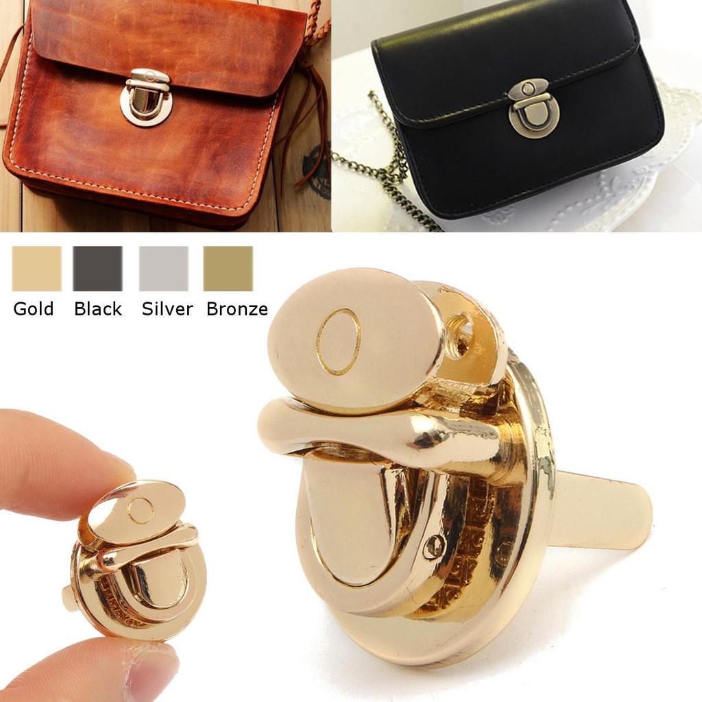 Metal Heart Shape Women Bag Turn Lock Twist Clasps Handbag Closure Accessories
