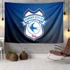 Cardiff Fc Crest Tapestry, Unique Design Tapestry, Wall Decor for Bedroom,Livingroom, Playroom,Heartwarming Fan Holiday Gifts