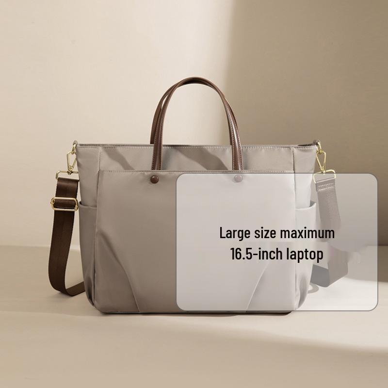 Damen Laptoptasche: 15,6-Zoll-Aktentasche mit großer Kapazität, zum Umhängen und als Crossbody-Tasche