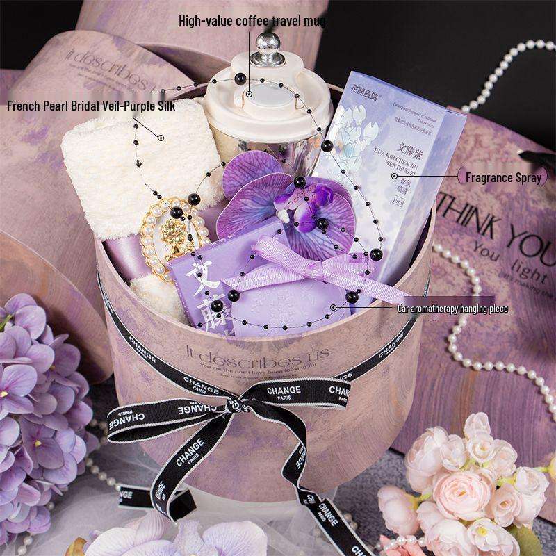 Scatola Regalo Lusso per Damigella d'Onore: Elegante Ringraziamento per Migliori Amiche e Sorelle