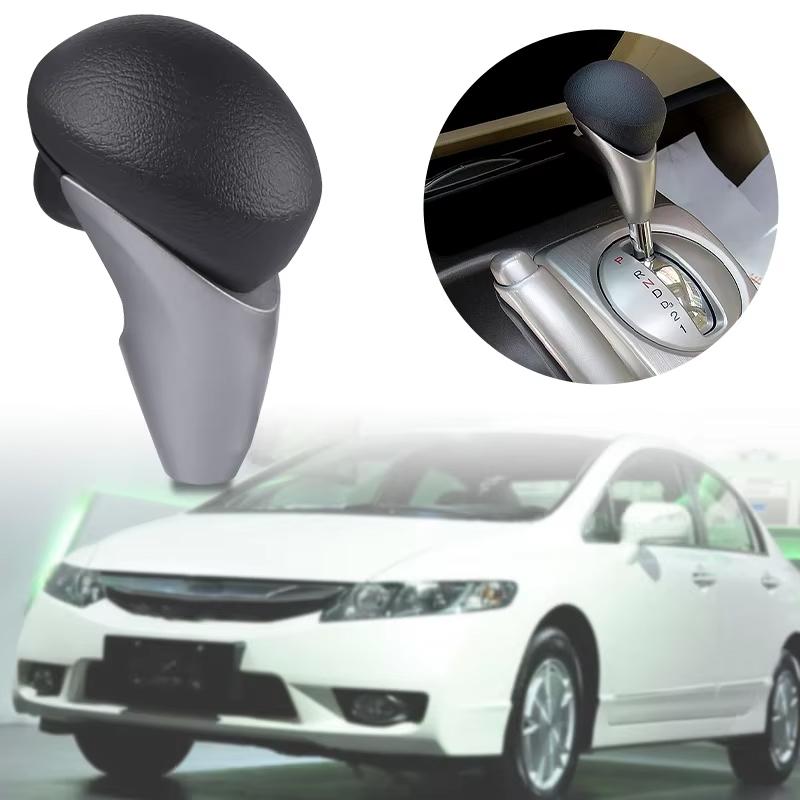 Car Automatic AT Transmission Gear Shift Lever Frame Trim Panel for Honda Civic 2006-2011 Brake Handle Cover Gear Shift Knob