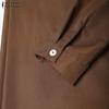 ZANZEA Women Casual Turn Down Collar Long Sleeve Vintage Long Shirt Dress