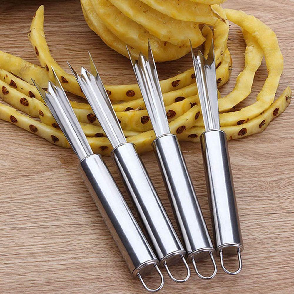 Non-slip Stainless Steel Seed Remover Pineapple Cutter Kitchen Tools Pineapple Peeler Fruit Slicers