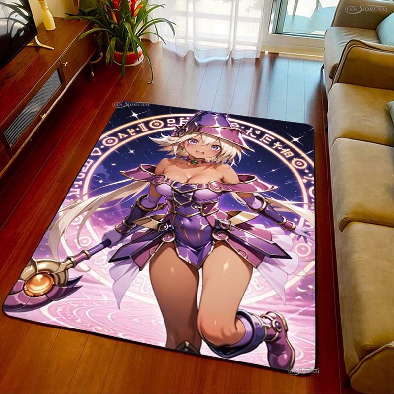 Dark Magician Carpet for Living Room Bedroom Rug Door Kitchen Kid Unslip Floor Mats Birthday gift photography props Alfombra Rug