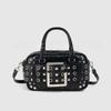 Handbag with Shoulder Strap, Crossbody Style, Women's Bag, Fashionable and Simple, Punk Style, Single Shoulder Bag