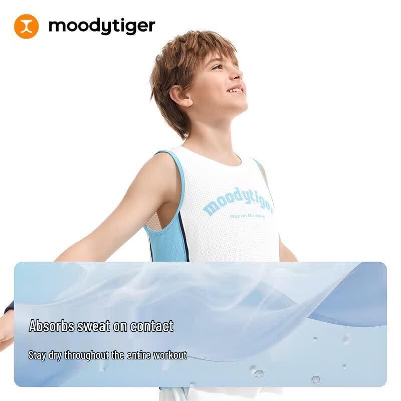 Moodytiger Boys' Quick-Dry Sleeveless Sport Vest