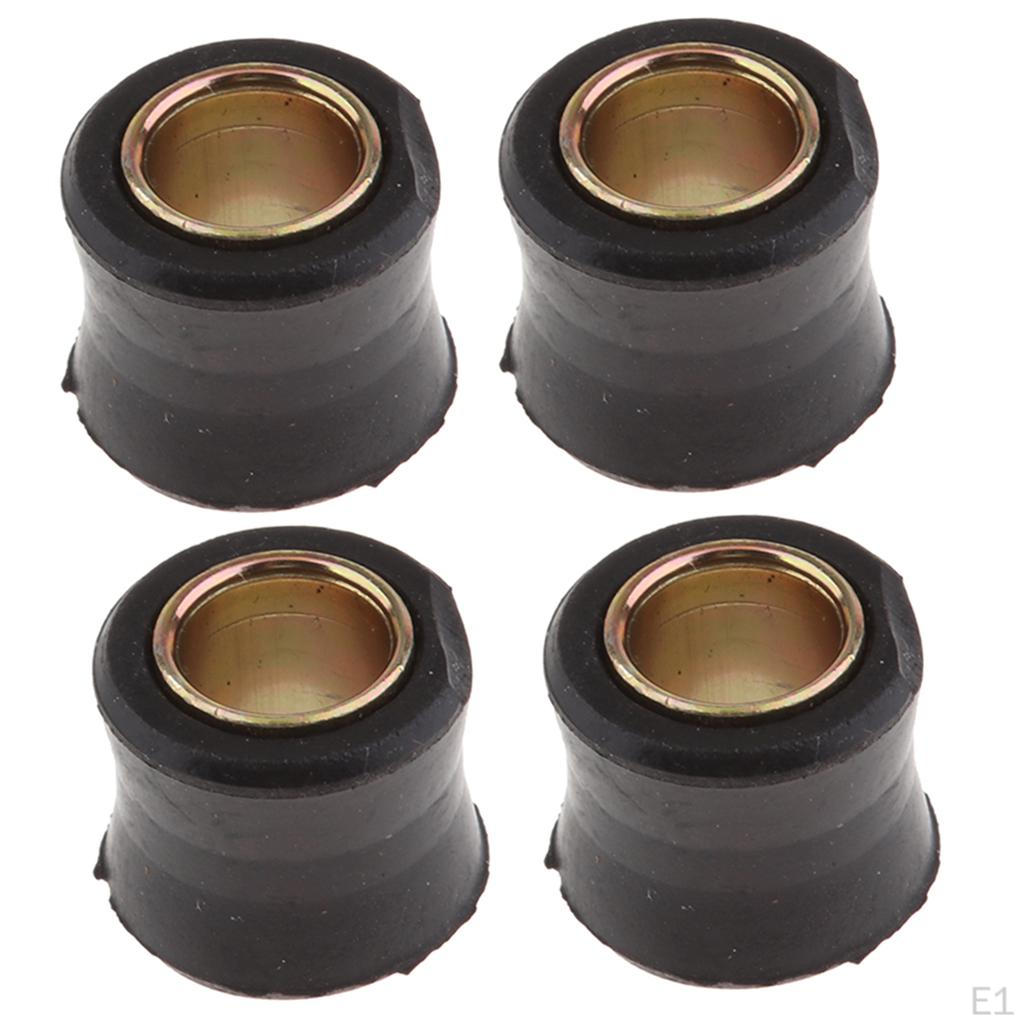 12MM zadní tlumič Horní spodní pouzdro pro motocykl, balení 4 ks