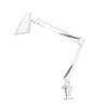 Schwenkarmlampe für Schreibtisch mit Klemme, USB, 3 Lichtfarben, 10 Helligkeitsstufen, augenschonende Lese-Schreibtischlampen für