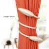 2Pcs Simple Curtain Tiebacks Curtain Holdbacks Buckle Holder for Home Window Curtain Decor