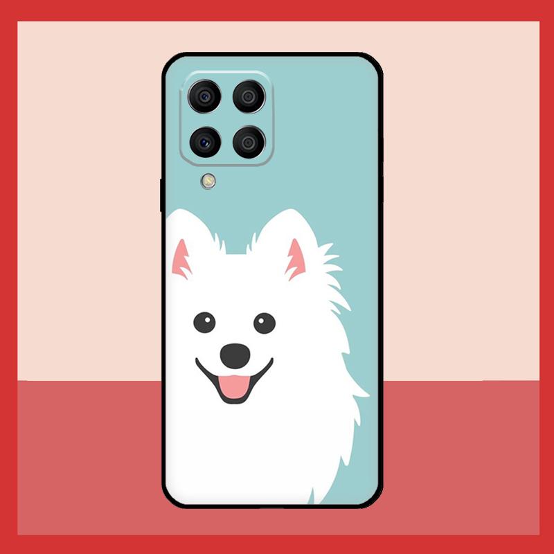 Japanese Spitz Dog Case For Samsung Galaxy M11 M31 M14 M34 M54 M12 M32 M52 M15 M13 M06 M16 M36 M56 M53 M35 M55