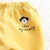 Spring Boys Stylish Two-Piece Outfit: Infant and Toddler Back Dog Design