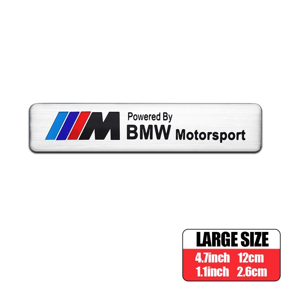 YMZP2 3D Aluminum Car Tail Trunk Body Decoration Sticker AUTO Badge For BMW X1 X3 X4 X5 F15 X6 F16 G30 7 Series G11 F48 F39 520 525 M