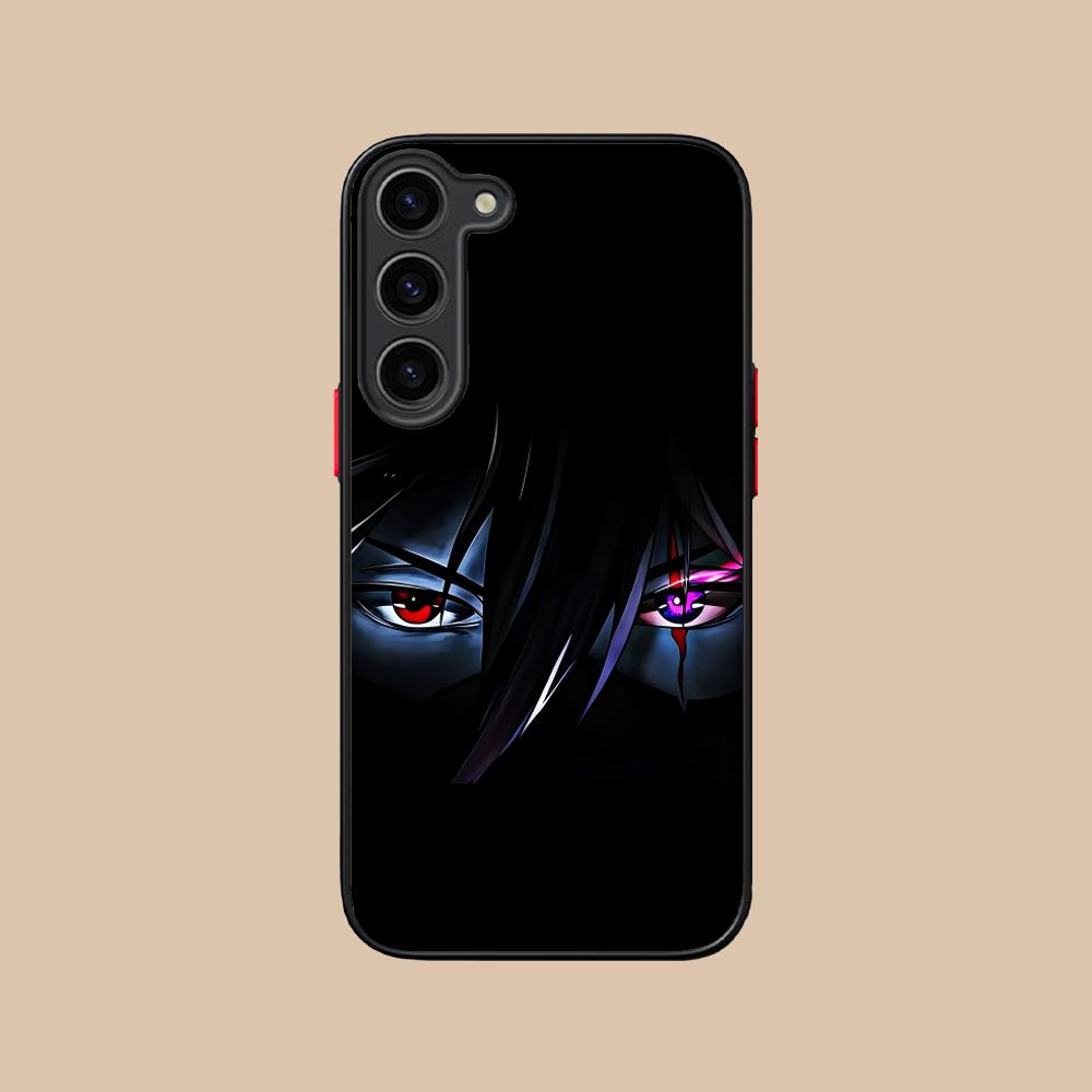 Anime Eyes Phone Case for Samsung Galaxy S26 S25 S24 S23 S22 S21 Plus FE Ultra Skin Feel Shockproof Cover